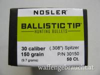 Nosler Ballistic Tip 150grs. 30 Caliber