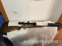 Anschütz 0.22 LR mit Schalldämpfer 