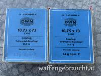 20 Stk . 10,75x73 (.404) DWM Teilmantel - Rundkopf 26 g