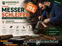 Kurs: Messerschleifen vom Messermacher am Samstag 19. Sept. von 10:00-14:00 Uhr