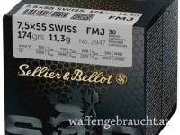 AKTION! S+B 7,5x55 VLM BT 174grs. 50St