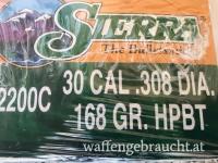 Sierra MatchKing .30 (7,62 mm), 168 grs. HPBT 500 Stk. - auf Lager !