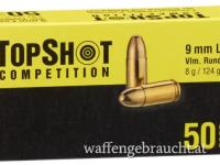 TOPSHOT Competition 9 mm Luger Vollmantel 8,0 g/124 grs. je 16,70 ab 1000 Stk. 11,75