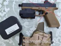 Glock GTL21 Licht-/Laserkombi + Black Trident-Holster