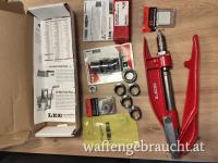 Lee Handpresse mit Lee-Universal Ausstoßmatrize, Schnellwechseladapter, ...