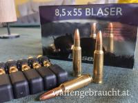Patronen Blaser 8,5x55 Norma Softpoint 13,6g/210gr