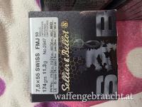 Sellier und Bellot 7,5×55 Swiss FMJ 174 grs 11,3 