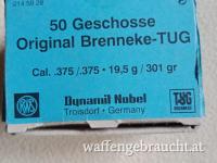 Geschoße RWS Brenneke TUG cal. .375 / 19,5 gr. / 301 grs.  50 Stück