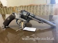 Schweizer Ordonnanzrevolver 1878 im Kaliber 10,4x20R, nimmt auf der WBK keinen Platz weg
