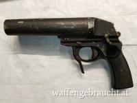 Doppelläufige Fliegerleuchtpistole, Kal.4, Modell „L“, Fl.24483, fzs1943(Fliegergerät) Heinrich Krieghoff Leuchtpistole !! - RKJ