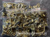 Norma Hülsen im Kaliber 9x19mm, 1x abgefeuert, entzündert und gewaschen
