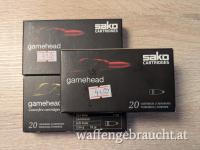 Sako Gamehead 222 Rem 60 Stück Munition