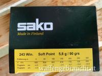 Sako .243 Win. SP Range 5,8g/90gr (50 Stück)