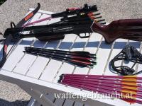 X-Bow Python II / 150 lbs mit Spannhilfe und 15 Pfeilen