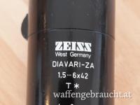 Zielfernrohr Zeiss Diavari ZA 1,5-6x42 T* inkl. kompletter Suhler Einhakmontage, auch Tausch gegen Munition möglich
