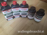 Lovex und Hodgdon Pulver