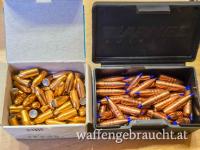 210 Stück Barnes TTSX 62gr Geschosse + 300 Stück RWS Vollmantel 45gr in .224 ideal für .223 REM und .22 Hornet - Nagelneu