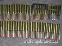 Patronen im Kaliber 6,5 X 52 Carcano