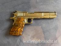 🔥🔥🔥 LAR Grizzly Mark 1 - 45 ACP - STAINLESS CHROME - Selten mit Kompensator 🔥🔥🔥