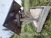 Futterraufen Rotwildfütterung