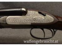 Englische Doppelflinte mit echten H&H Seitenschlössern