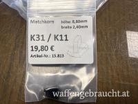 Schmidt und Rubin K11 und K31 Korn, hoch 8,8mm für 100m Distanz