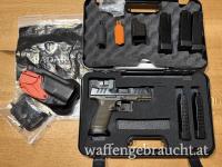 Walther PDP Hunter Pro Compact 4", mit 5 Magazinen, Aimpoint ACRO und Holster, FAST NEU
