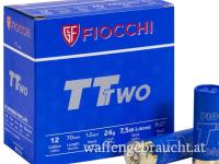 Fiocchi TT TWO Trap Sportschrot .12/70 24G 7,5 25 Patronen