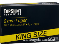 TOPSHOT Competition  9 mm Luger FMJ 8,0g/124grs.