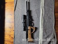 PCP-Luftgewehr Evanix Max Air 300 mit Optik 3-12/56 u. Kompressor 