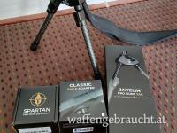 Spartan Zweibein Pro Hunt Tac lang Carbon + Adapter Blaser R8 / R93 + Adapter Universal