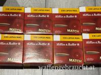 S&B 338 LAPUA MAG 250 GRS / 16,2 G HPBT MATCH Munition 338 LM