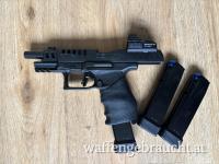 Walther Q5 Match Polymer – Top Zustand mit Performance Trigger, Makdot & Zubehör