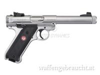 RUGER MK IV Stainless Steel Target .22lr 5" mit Gewindelauf *LAGERND*
