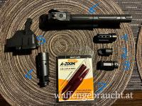 Freies Zubehör für AK47 / AKM, AR15 und andere, Mündungsbremsen, Dust Cover mit Diopter, Maglula Ladehilfe, .338 Lapua Snap Caps