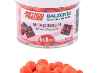 Balzer Method Feeder Micro Boilies 6 & 8 mm Orange/Sweet Chocolate