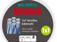 Balzer Stahlvorfach 7x7Niro 5m 0,40mm 9kg