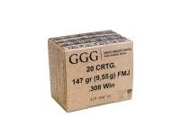 GGG 308Win. FMJ 9,55g 20 Stk.