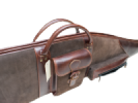 Nob.Gewehrtasche Leder m.Tasch.m.Schalld.120cm