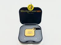 Glock Schlüsselanhänger Logo Metall vergoldet