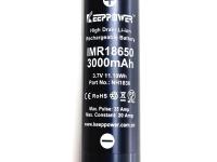 Infra-Ray Keep Power IMR18650 - 3000mAh, 3,6V - 3,7V Li-Ion-Akku (Pluspol flach)