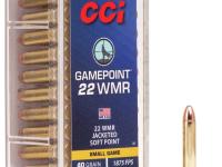 CCI .22WMR Gamepoint 40grs 50Stk