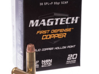 Magtech First Defense Copper.38 Spl.95grs 20 Stk.