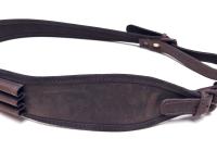 Hirsch Gewehrriemen braun breit MuniLasche 3K.